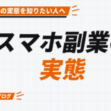 スマホ副業の 実態